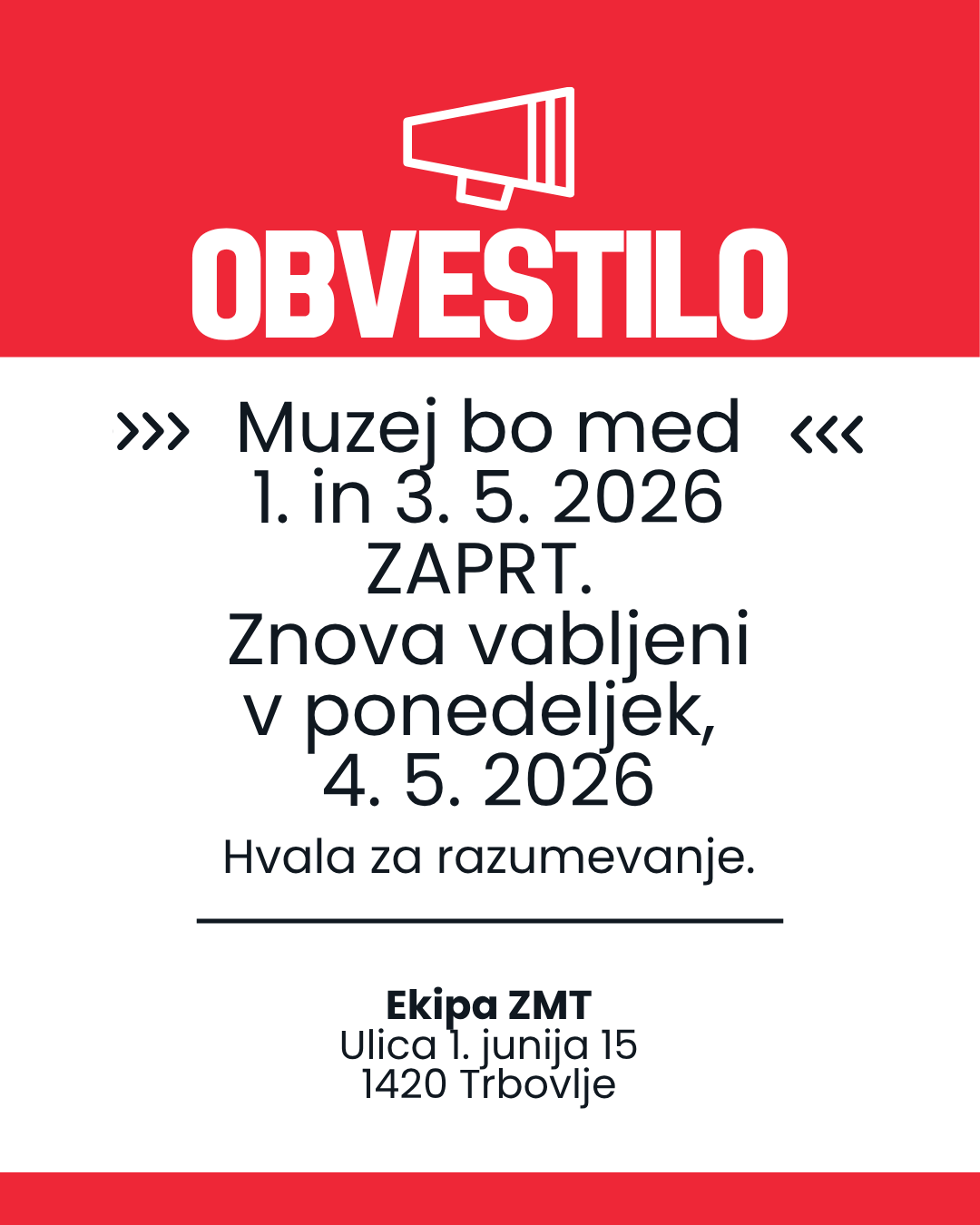 Obvestilo CGP ZMT