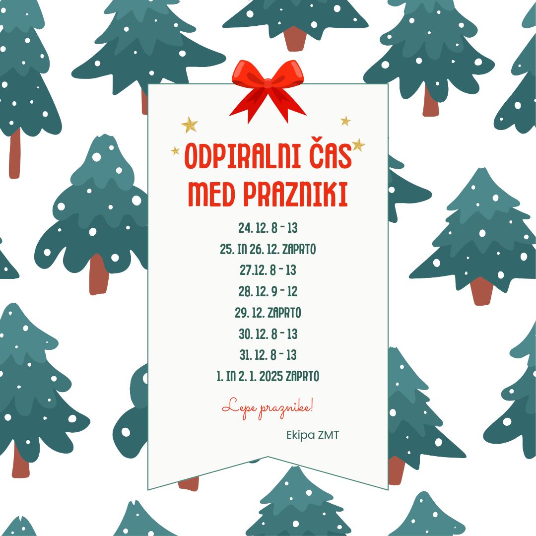 Odpiralni cas med prazniki 24